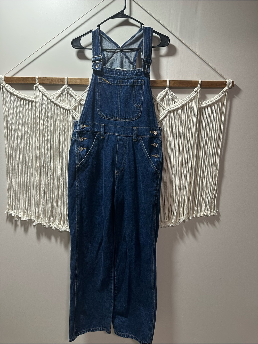 Zana Di Dark Blue Denim Overalls